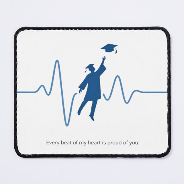 Item preview, Proud Mom Graduation – Heartbeat of Love Design designed and sold by Cristhian Almanza.