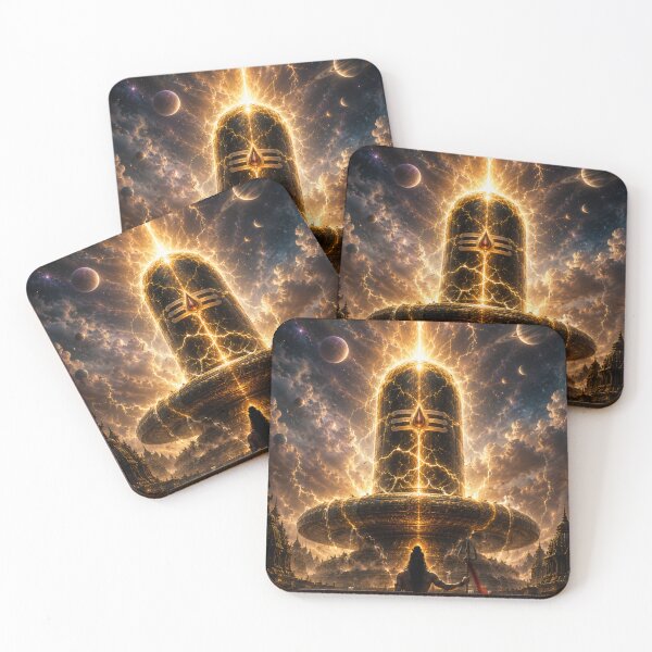 Item preview, Mahasivaratri Jyotirlinga Cosmic Pillar of Mahadeva | Sacred Shiva Wall Art designed and sold by Homyar.