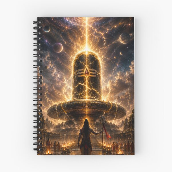 Item preview, Mahasivaratri Jyotirlinga Cosmic Pillar of Mahadeva | Sacred Shiva Wall Art designed and sold by Homyar.