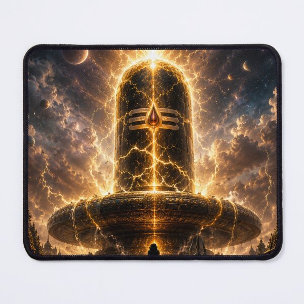 Item preview, Mahasivaratri Jyotirlinga Cosmic Pillar of Mahadeva | Sacred Shiva Wall Art designed and sold by Homyar.