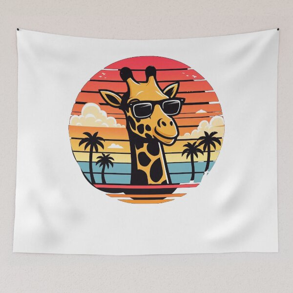 Item preview, Giraffe Beach Sunset designed and sold by SiarheiYur.
