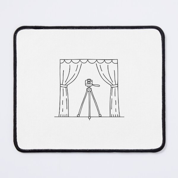Item preview, Camera Tripod Before Curtain Backdrop designed and sold by rasagamastore.
