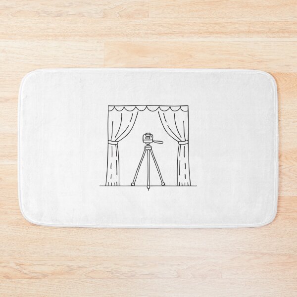 Item preview, Camera Tripod Before Curtain Backdrop designed and sold by rasagamastore.