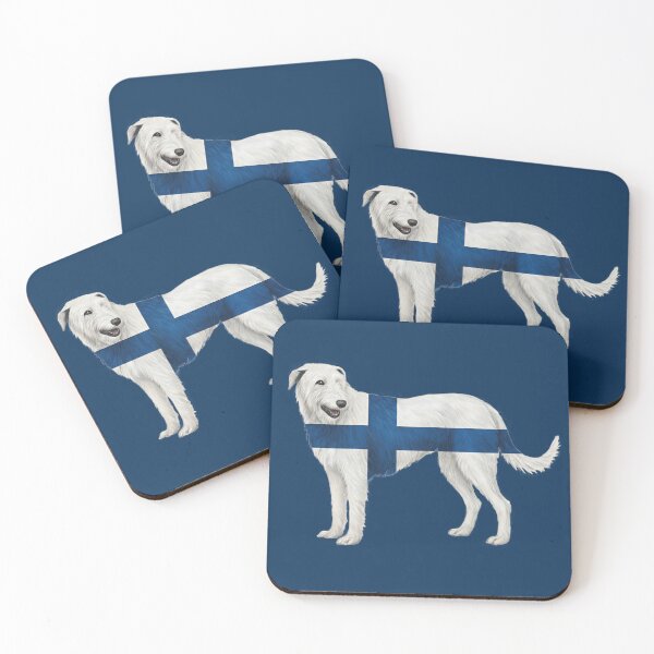 Item preview, Finland Irish Wolfhound designed and sold by Irish Wolfhound Central.