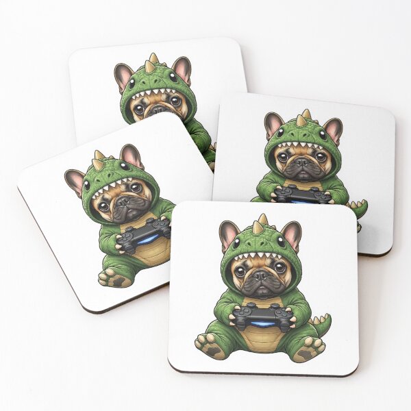 Item preview, French Bulldog Dino Costume – Cute Funny Dinosaur Dog designed and sold by Ink & Highlands.