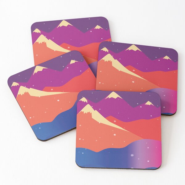 Item preview, Snowy Mountains Oh So High And The Starry, Starry Sky designed and sold by AllBeau.