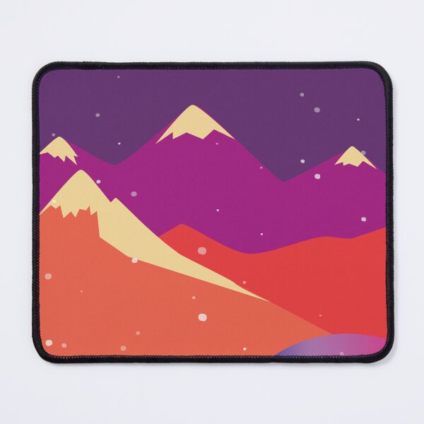 Item preview, Snowy Mountains Oh So High And The Starry, Starry Sky designed and sold by AllBeau.