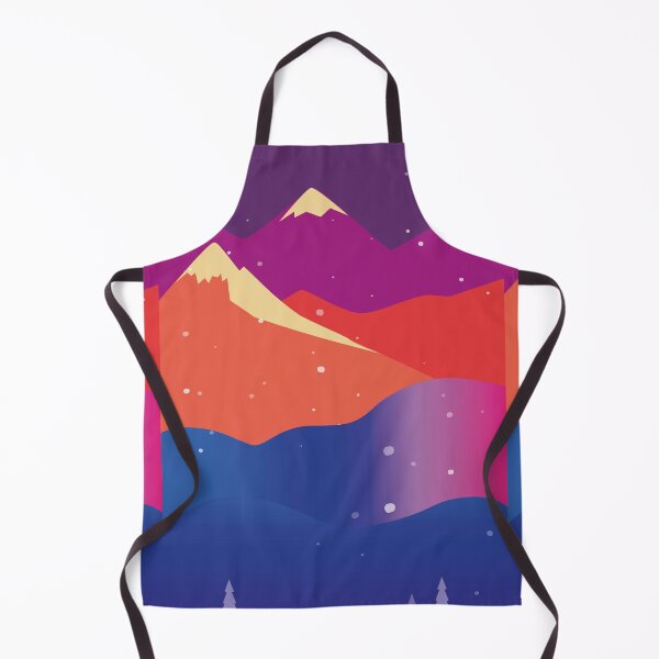 Item preview, Snowy Mountains Oh So High And The Starry, Starry Sky designed and sold by AllBeau.