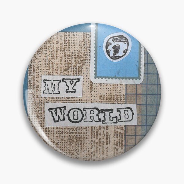 Item preview, My World - Wishbone collage zine page designed and sold by zinesbyscout.