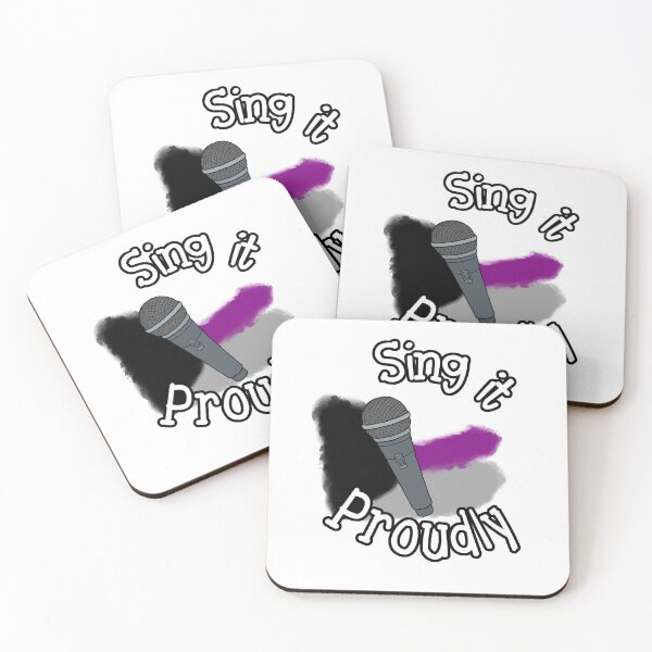 Item preview, "Sing It Proudly" Pride Mic - Demisexual designed and sold by CrimsonAdri.