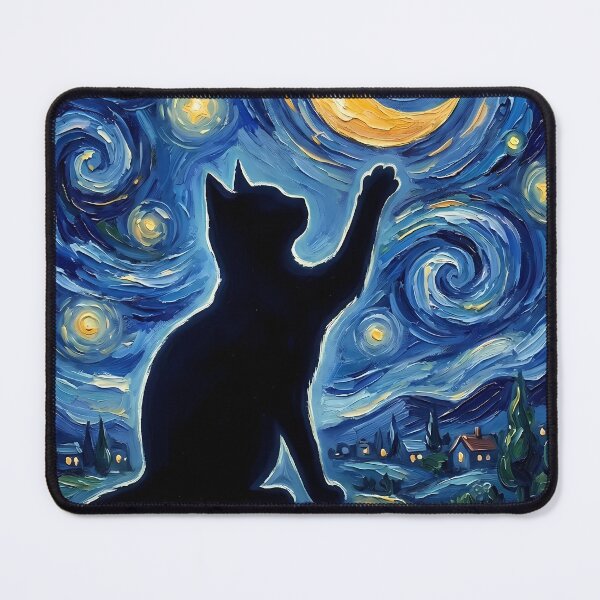 Item preview, Cats in Magical Moments Gifts for Cat Lovers designed and sold by MalwasBasket.