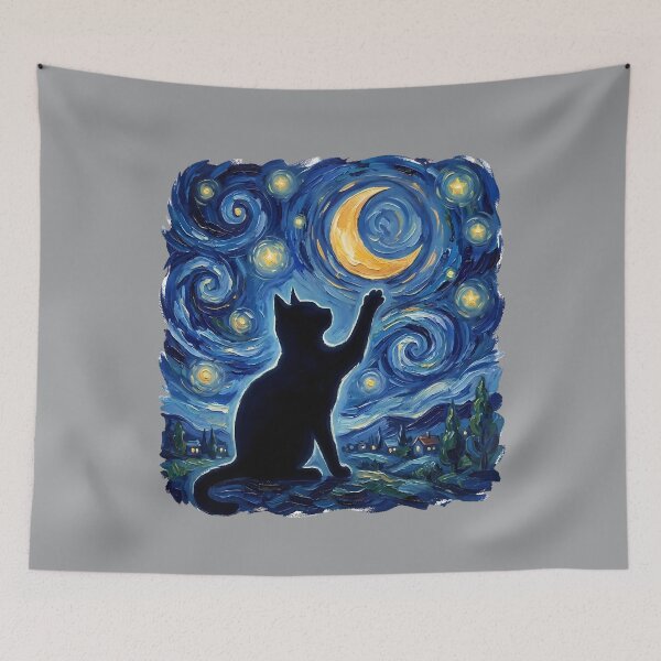 Item preview, Cats in Magical Moments Gifts for Cat Lovers designed and sold by MalwasBasket.
