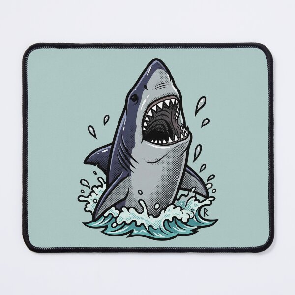 Item preview, Retro Comic Shark Attack Pop Art designed and sold by PerfectTerrible.