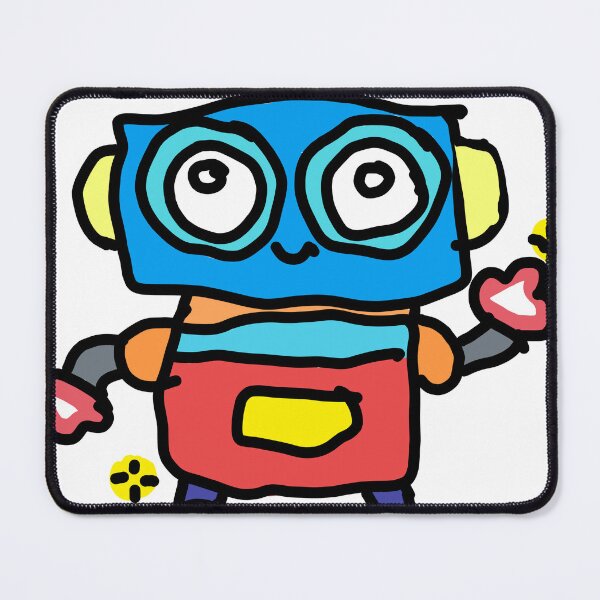 Item preview, Happy Little Robot designed and sold by Art by Lana.
