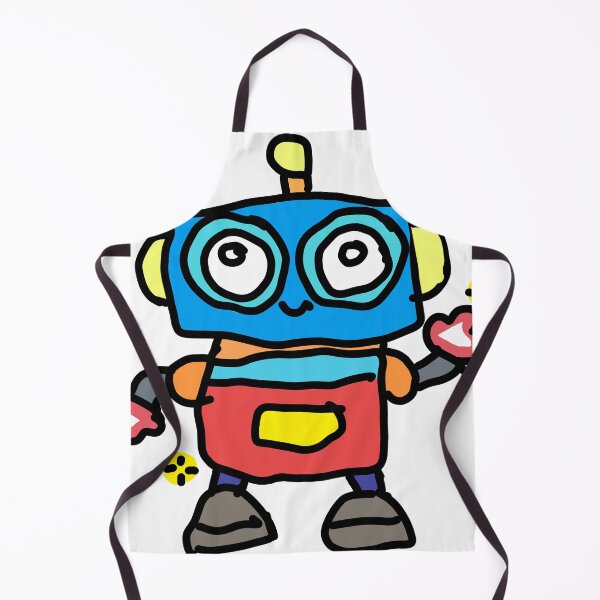 Item preview, Happy Little Robot designed and sold by Art by Lana.