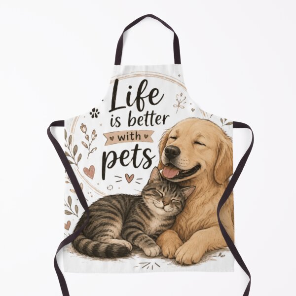 Item preview, Life is better with pets designed and sold by GatesShop.