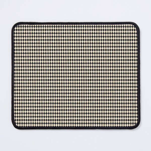 Item preview, Black and White Harlequin Diamond Pattern Retro Aesthetic designed and sold by Cleairydelulu.