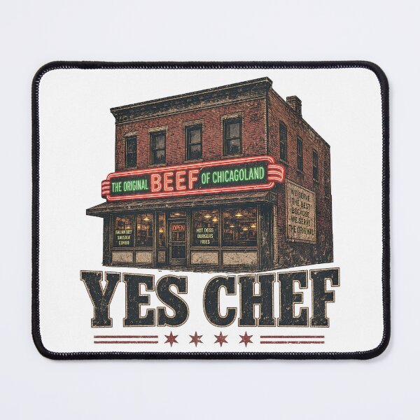 Item preview, Yes Chef | The Original Beef of Chicagoland | Chicago Diner designed and sold by ChaosThreadsCo.