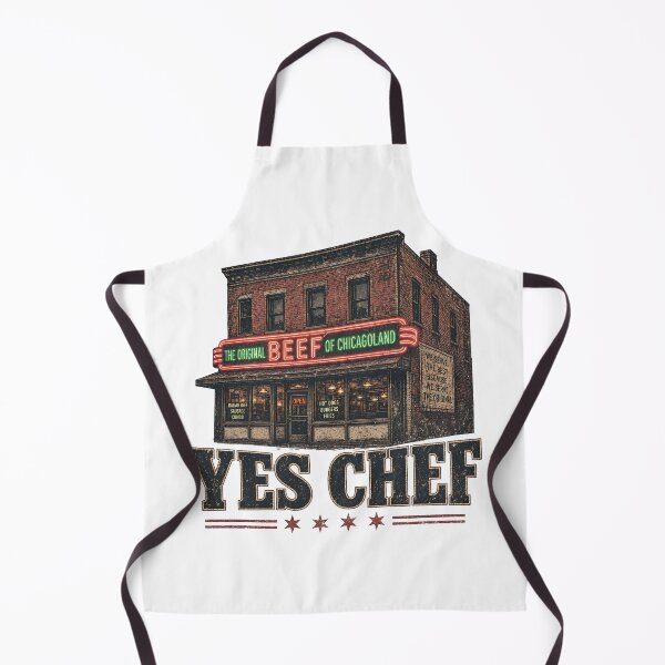 Item preview, Yes Chef | The Original Beef of Chicagoland | Chicago Diner designed and sold by ChaosThreadsCo.