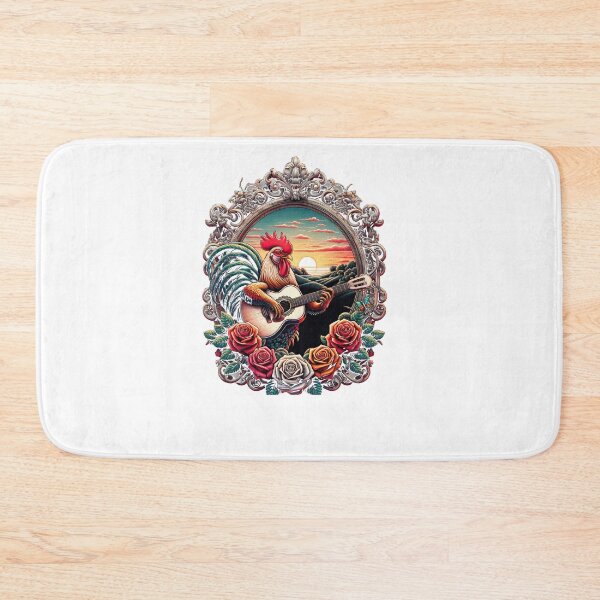 Item preview, Rooster Floral Frame designed and sold by SiarheiYur.