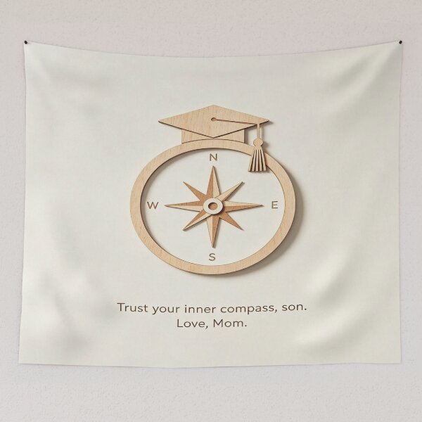 Item preview, Inner Compass – Conscious Graduation Gift from Mom designed and sold by Cristhian Almanza.
