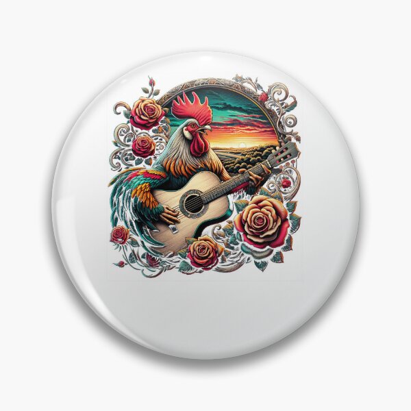 Item preview, Rooster Sunset Roses designed and sold by SiarheiYur.