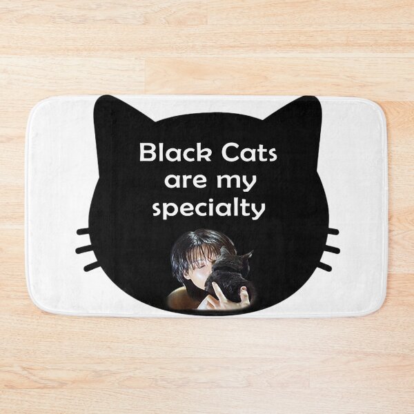 Item preview, Black Cats Are My Specialty - Ateez Wooyoung Silhouette Art  designed and sold by Tokraz-art.