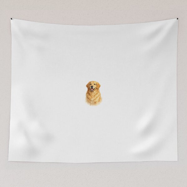 Item preview, Realistic Watercolor Golden Retriever Sticker | Elegant Dog Portrait Art designed and sold by Brenda Boudaie.
