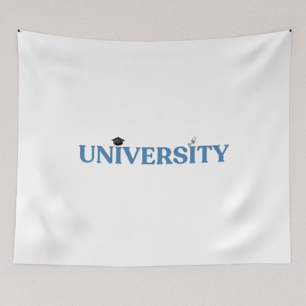 Item preview, University Typography Design with Graduation Cap | College & Graduation Artwork designed and sold by ChooseAndPrint.