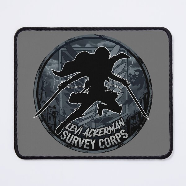 Item preview, Airborne Scout Emblem - Dark Fantasy Dual Blade Warrior Badge designed and sold by MugenAnime.