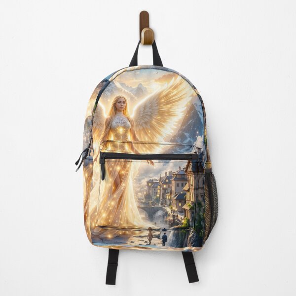 Item preview, The dawn of eternity in the golden wings of pure light designed and sold by KunstGeist.