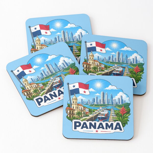 Item preview, Panama - Panama Canal & Casco Viejo designed and sold by Myra365Art.