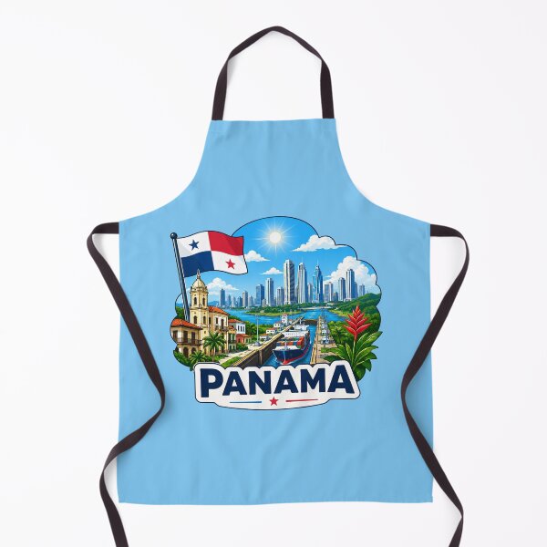 Item preview, Panama - Panama Canal & Casco Viejo designed and sold by Myra365Art.