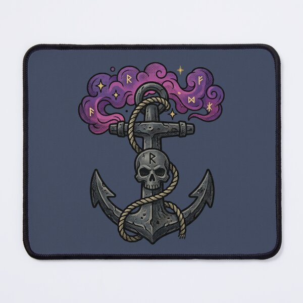 Item preview, The Abyssal Anchor - Mystic Occult Pirate Skull designed and sold by PerfectTerrible.