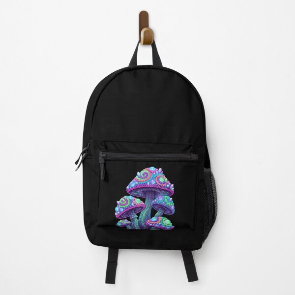 Item preview, Magical Neon Mushrooms 3D Crystal Bead Mosaic Art designed and sold by Rahaf-shop9.