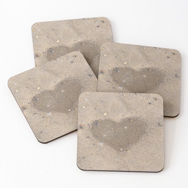 Item preview, Heart puddle in sand  designed and sold by PNWSiren.