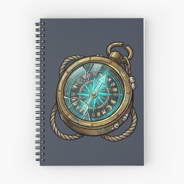 Item preview, Cursed Runebound Compass Dark Fantasy designed and sold by PerfectTerrible.