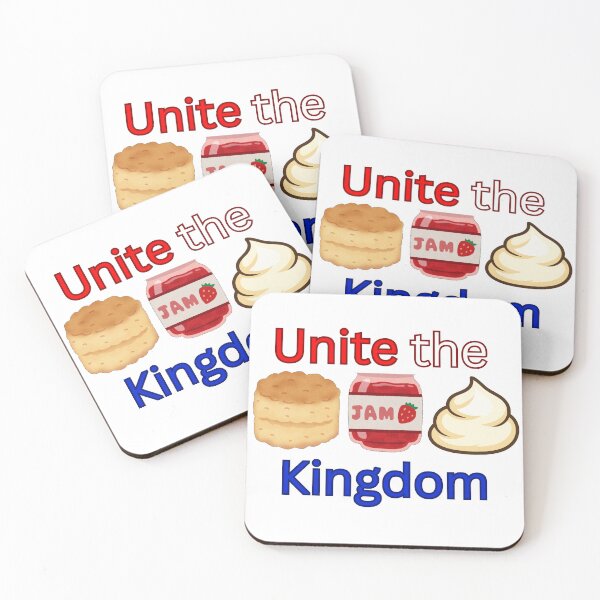 Item preview, Unite the Kingdom scone jam and cream design designed and sold by mags_tags.