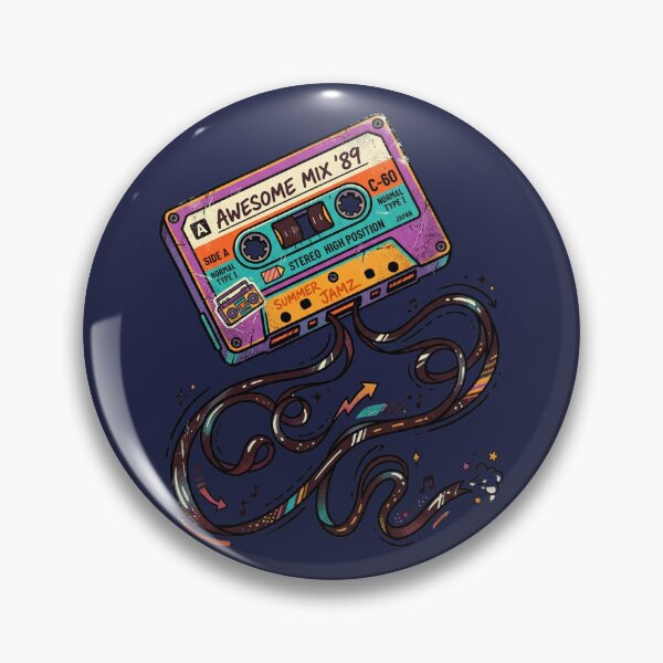 Item preview, Awesome Mix 89 Retro Cassette Tape Summer Jamz 80s Music designed and sold by RetroRewind Studio.