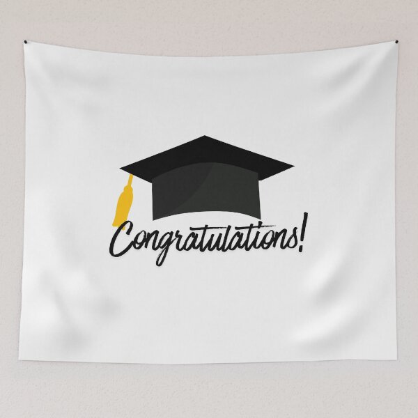 Item preview, Congratulations Graduation Design with Graduation Cap | Graduate Celebration Gift designed and sold by ChooseAndPrint.