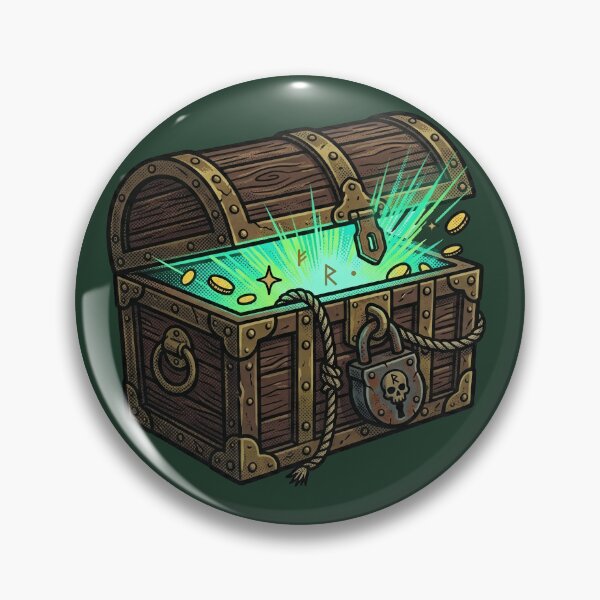 Item preview, The Cursed Hoard - Arcane Pirate Treasure Chest designed and sold by PerfectTerrible.