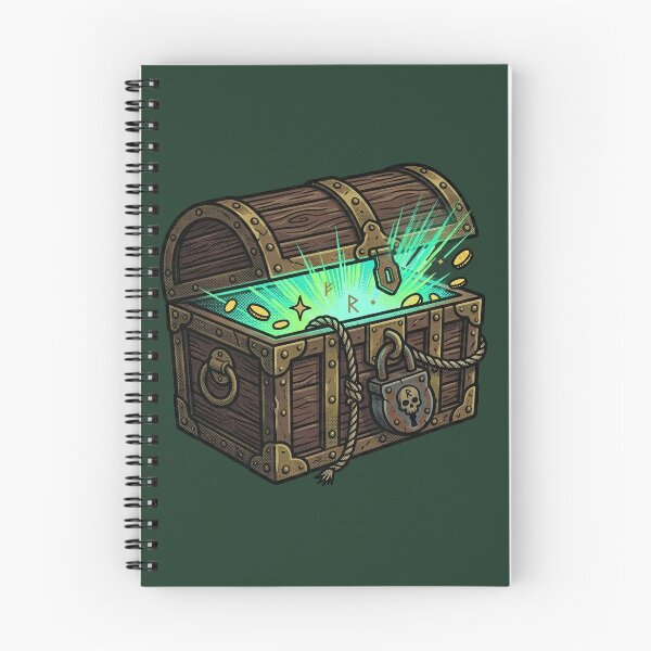 Item preview, The Cursed Hoard - Arcane Pirate Treasure Chest designed and sold by PerfectTerrible.