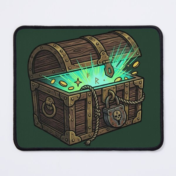 Item preview, The Cursed Hoard - Arcane Pirate Treasure Chest designed and sold by PerfectTerrible.