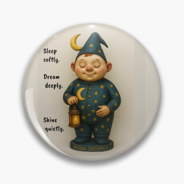 Item preview, Moon Dreamer – Sleep Softly, Dream Deeply, Shine Quietly designed and sold by NatalieVerveArt.