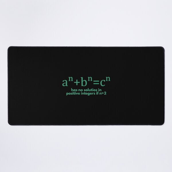 Item preview, Fermat's Last Theorem Math Equation Funny Geek Quote designed and sold by Grace-Cop.