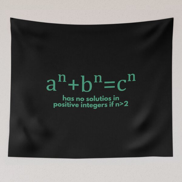 Item preview, Fermat's Last Theorem Math Equation Funny Geek Quote designed and sold by Grace-Cop.