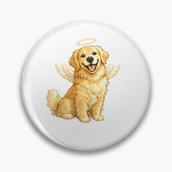 Item preview, Golden Retriever Angel Portrait designed and sold by Brenda Boudaie.