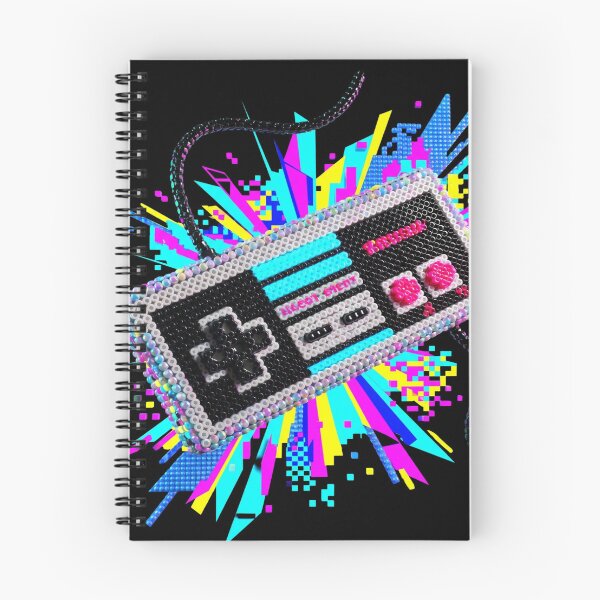 Item preview, Retro Video Game Controller 3D Perler Bead Glitch Art designed and sold by Rahaf-shop9.