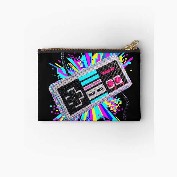 Item preview, Retro Video Game Controller 3D Perler Bead Glitch Art designed and sold by Rahaf-shop9.