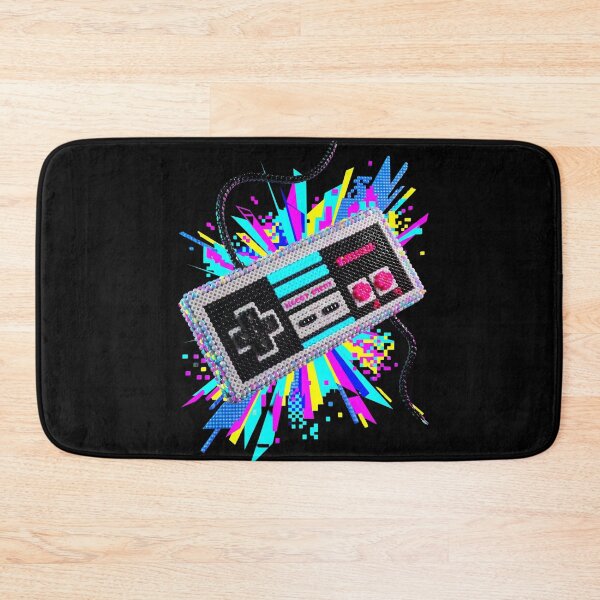 Item preview, Retro Video Game Controller 3D Perler Bead Glitch Art designed and sold by Rahaf-shop9.